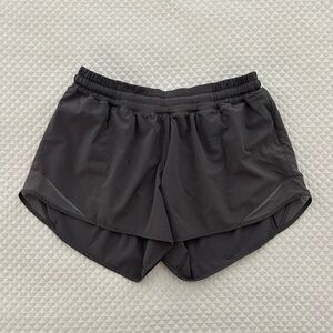 lululemon athletica Gray Athletic Shorts - Hotty Hot Lined Short 4"
